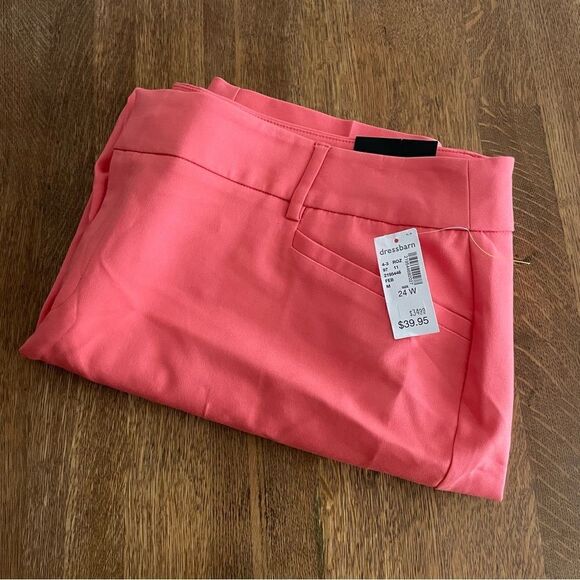 NWT Roz & Ali Salmon Pant, Size 24W - Picture 1 of 7